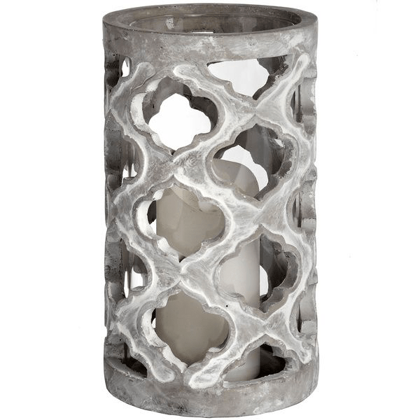 Stone Effect Candle Holder