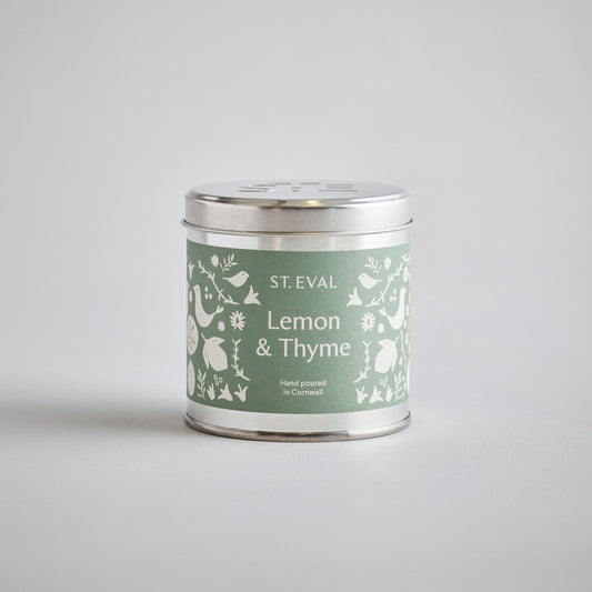St.Eval Lemon & Thyme Summer Folk Tin Candles