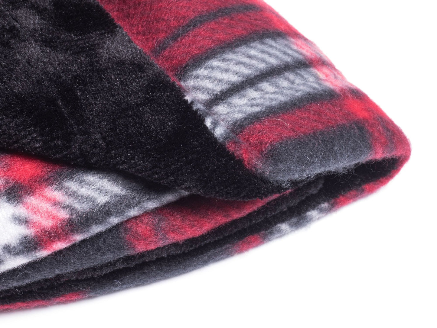 Petface Red Tartan Dog Blanket Close Up