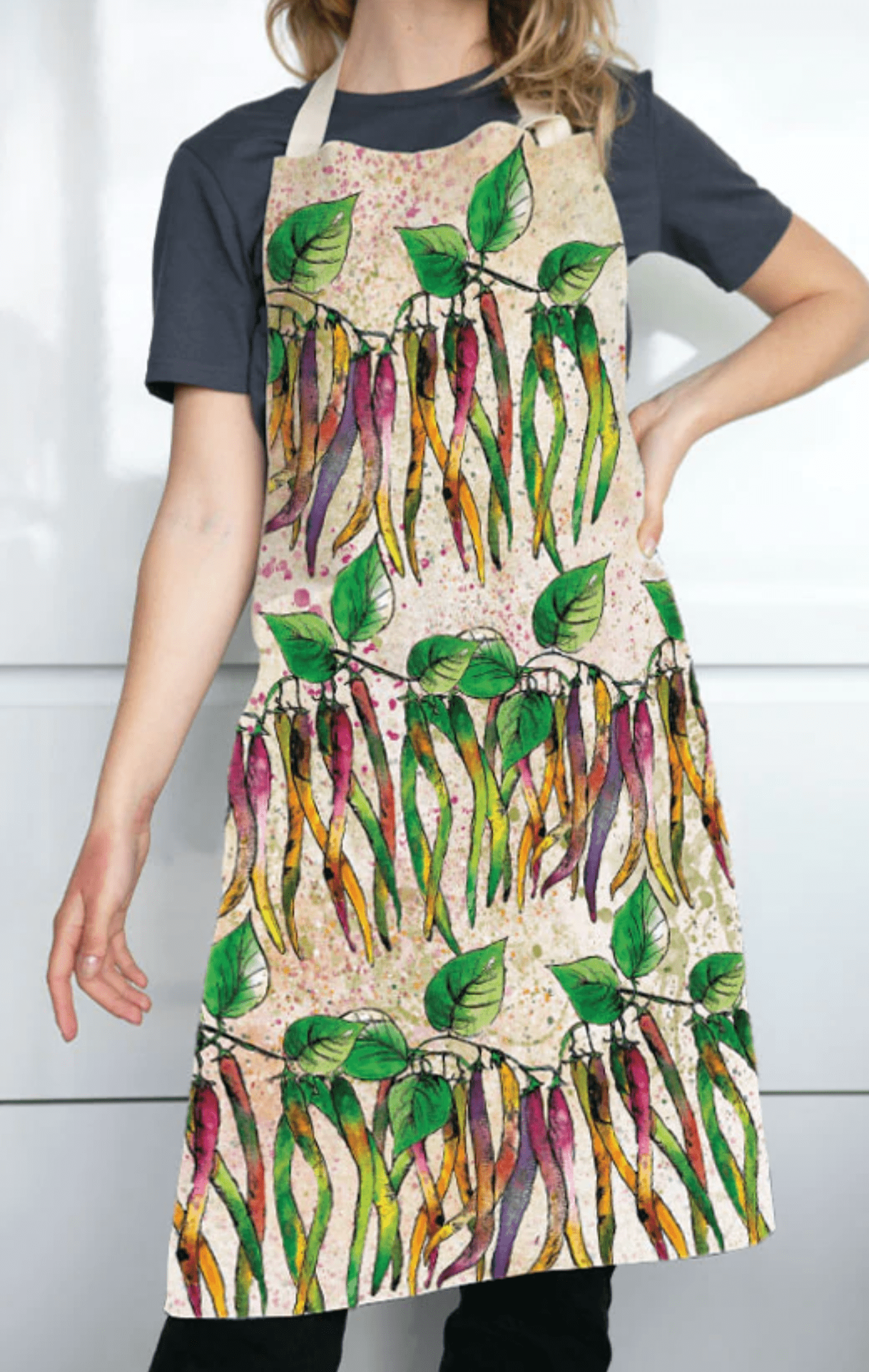 Dollyhotdogs Apron Runner Bean Design