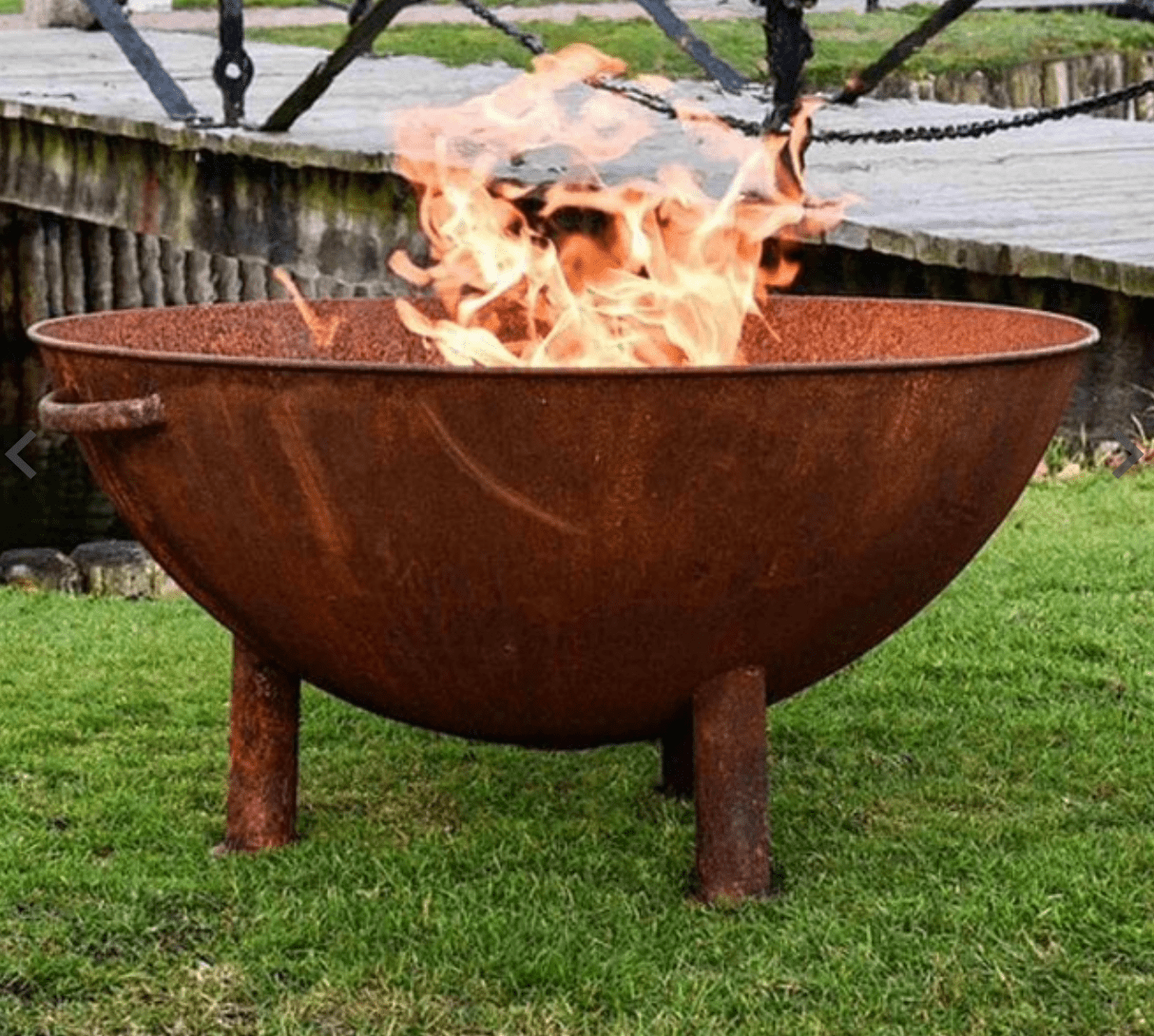 Ivyline Oxidised Fire Bowl Ivyline
