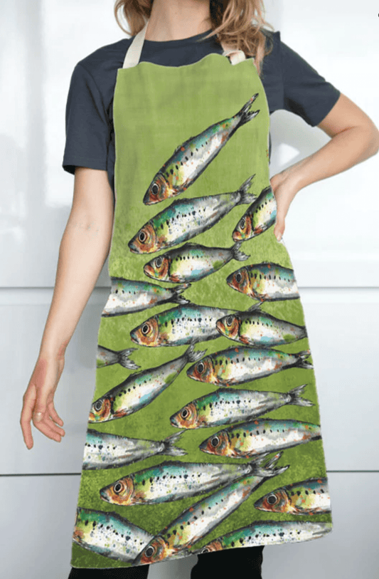 Dollyhotdogs Apron Sardines Design