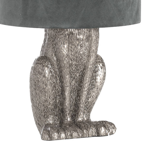 Silver Rabbit Lamp