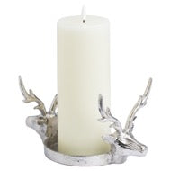 Candle Holder With Stag Design
