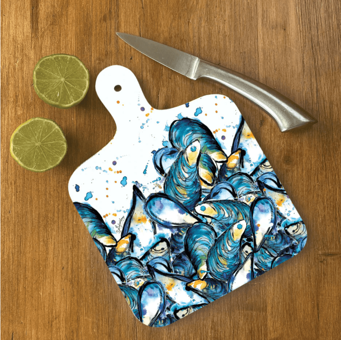 Dollyhodogs Small Chopping Board Dollyhotdogs Small Chopping Board Mackerel Design s