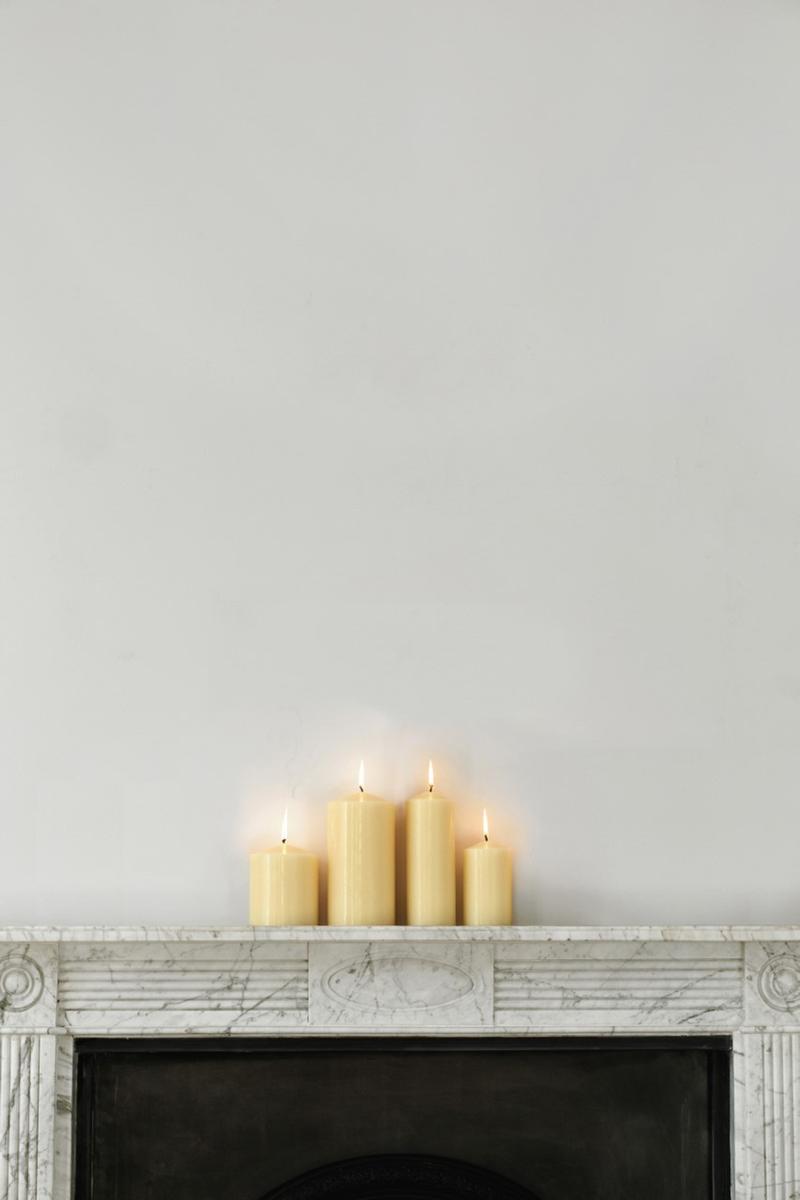 St. Eval 3" x 5" Church Pillar Candle With Other Sizes