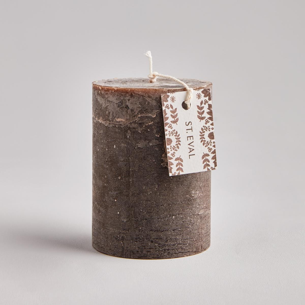 St. Eval Oak Scented Folk Pillar Candle