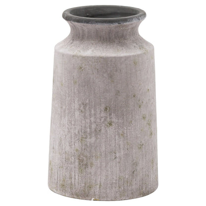Natural finish stone vase
