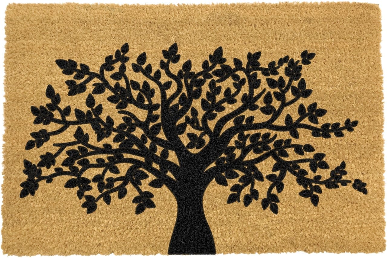Extra Large Doormat With Tree of Life Design