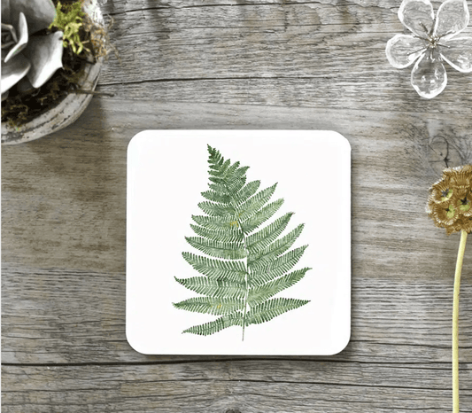  Toasted Crumpet Coaster Set Fern Design