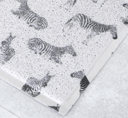 Outdoor Doormat Zebra Design by Artsy Mats